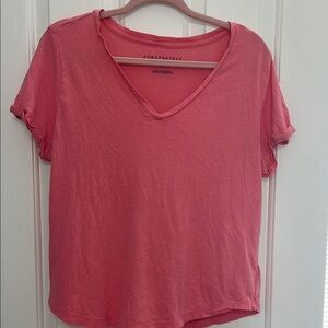 Aeropostale Pink Short Sleeve Relaxed T-Shirt